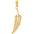 Dare by Voylla Royal Pendants Feather Pendant With Chain