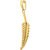 Dare by Voylla Royal Pendants Feather Pendant With Chain