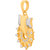 Dare by Voylla Elegant Spiritual Saga Lord Ganesha Dual Tone Pendant With Chain