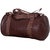 DE Brown Leather Rite Gym Bag