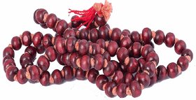 REBUY Knotted Lal Chandan Mala Red Sandalwood Mala - 108+1 Beads Jap Mala Bead Size 8 MM