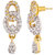 Voylla Gemstones Adorned Earrings and Mangalsutra