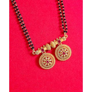 Buy Voylla Dhuni Bottu Gold Plated Mangalsutra Online 449 from