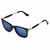 Ivy Vacker Golden Stick Black and Blue Mirrored Wayfarer Sunglasses Combo
