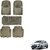 Auto Addict Car Rubber PVC Car Mat 6205 Foot Mats Smoke Color Set of 5 pcs For Hyundai Xcent
