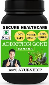 Secure Healthcare Addiction Gone Banana Flavor Free From Addiction 100 gm Powder (Pack Of 1)