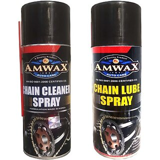 Amwax Chain Lube 150 ml + Chain C leaner 150 ml
