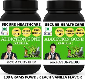 Secure Healthcare Addiction Gone Vanilla Flavor Free From Addiction 100 gm Powder (Pack Of 2)