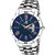 Espoir Analogue Stainless Steel Blue Dial Day and Date Boy's and Men's Watch - AL0507