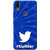 Cellmate Twitter Digital UV Printed Designer Soft Silicone Mobile Back Case Cover For Vivo V9 Youth