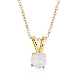 Natural Opal Stone 5.25 Carat Stone Pendant Gold Plated Original Natural Stone Opal Pendant By CEYLONMINE Natural Opal Stone 5.25 Carat Stone Pendant Gold Plated Original Natural Stone Opal Pendant By CEYLONMINE