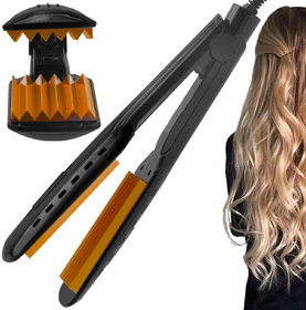 Women Hair Care Curler Curl Curling Iron Rod Brush Styler Straightener - CR51