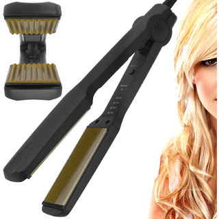 Women Gamai Hair Care Curler Curl Curling Iron Rod Brush Styler Straightener - CR52