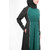 Silk Route London Green And Black Crepe Sister Jilbab For Women Height of 5