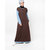 Silk Route London Brown & Blue Drop Shoulder Jilbab For Women Height of 5