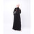 Silk Route London Black Floral Embroidered Abaya For Women Height of 5