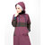 Silk Route London Plum Casual Hooded Jilbab For Women Height of 5