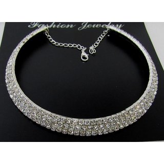                       Lovely stone silver kada necklace                                              