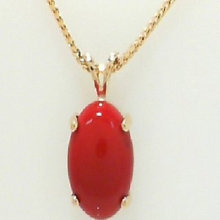 CEYLONMINE - Coral Pendant original stone monga pendant for women 7.25 ratti CEYLONMINE - Coral Pendant original stone monga pendant for women 7.25 ratti
