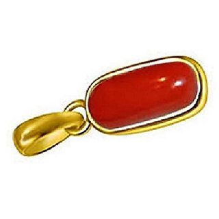 CELONMINE - Red Coral Pendant Original stone moonga pendant for women CELONMINE - Red Coral Pendant Original stone moonga pendant for women