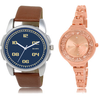 ADK AD-01-LK-225 Blue  Rose Gold Dial Special Watches for  Couple