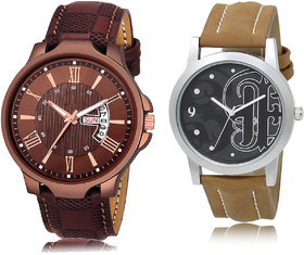 ADK JG-02-LK-14 Brown  Black Dial DAY  DATE Functioning Watches for  Men