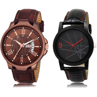 ADK JG-02-LK-08 Brown & Black Dial DAY & DATE Functioning Watches for  Men