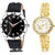 ADK AD-08-LK-203 Black & White & Gold Dial New  Watches for  Couple