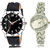 ADK AD-08-LK-223 Black  Silver Dial Latest Watches for  Couple