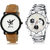 ADK LK-18-101 White & Black Dial Look Watches for  Men