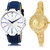 ADK AD-09-LK-224 White & Gold Dial Latest Watches for  Couple