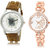 ADK LK-09-210 Brown & White Dial Best Watches for  Couple