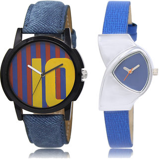 ADK LK-10-208 Multicolor & Blue Dial Designer Watches for  Couple