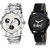 ADK LK-101-234 White & Black & Black Dial Latest Watches for  Couple