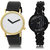 ADK LK-37-221 White & Black Dial Special Watches for  Couple