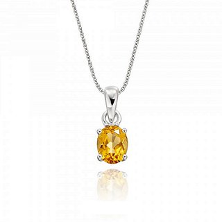 Buy Natural Yellow Sapphire 5.25 Ratti Stone Pendant Unheated