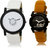 ADK LK-26-235 White & Black Dial Look Watches for  Couple