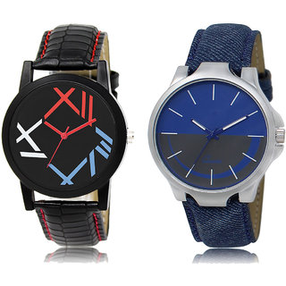 ADK LK-12-24 Multicolor  Blue Dial Designer Watches for  Men