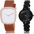 ADK LK-40-221 White & Black Dial Special Watches for  Couple