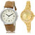 ADK LK-16-224 White & Gold Dial New Arrival Watches for  Couple
