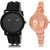 ADK LK-21-225 Black & Rose Gold Dial Special Watches for  Couple