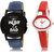 ADK LK-07-206 Black & White Dial Look Watches for  Couple