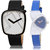 ADK LK-43-208 White & Black & Blue Dial New Arrival Watches for  Couple