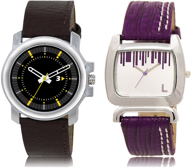 Buy LOREM Analog Black&White Dial Wrist watch For Men-LK-35-36 Online @  ₹379 from ShopClues