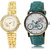 ADK LK-203-229 White & Gold & Multicolor Dial Look Watches for  Girls