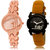 ADK LK-222-235 Rose Gold & Black Dial New  Watches for  Girls