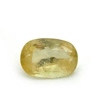                       Unheated Stone 4.25 Ratti Pukhraj/Yellow Sapphire Stone For Astrological Purpose By CEYLONMINE                                              