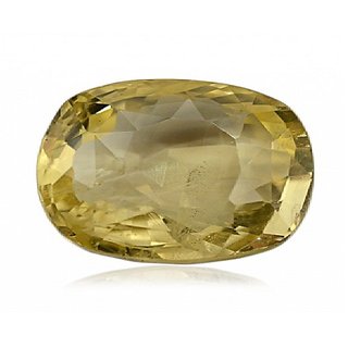                       Lab Certified Stone 6.25 Ratti Pukhraj/Yellow Sapphire Loose Gemstone By CEYLONMINE                                              
