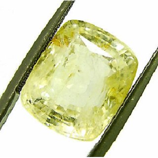                       Yellow Sapphire 7.25 Ratti Gemstone Original & Natural Pukhraj For Unisex By CEYLONMINE                                              
