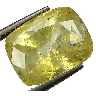                       7.5 Ratti Yellow Sapphire/Pukhraj Stone Original & Certified Stone Yellow sapphire By CEYLONMINE                                              